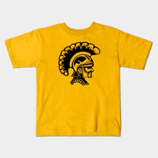 Spartans (Black) Kids T-Shirt